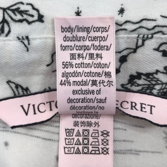 VICTORIA'S SECRET Whimsical Forest Pajama Top Size Medium - Picture 9 of 9